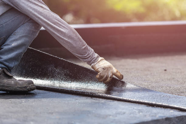 Professional Crawl Space Encapsulation technician working in Palo, MI